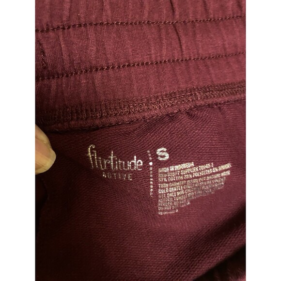 Flirtitude Active Women’s Burgundy/Wine Sweatpants Graphic Print "LOVE" Size S - Picture 8 of 8